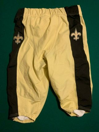 Orleans Saints Size 34 Game Worn / Issued Football Pants W/ Belt