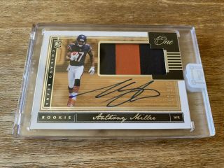 Anthony Miller Rc Rookie Patch Auto 2018 Panini One Bears /199