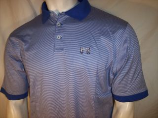 Ralph Lauren Purple Label Medium Blue Golf Shirt National Golf Links Of America
