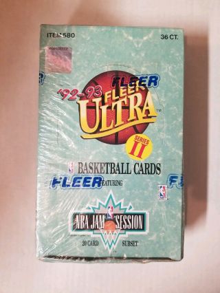 92 - 93 Fleer Ultra Series 2 Basketball 36 Packs
