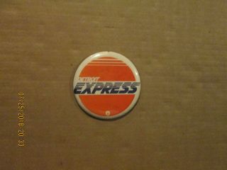 Nasl Detroit Express Vintage Defunct Circa 1978 - 81 Logo Soccer Pinback Button