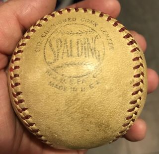 Vintage Baseball Spalding Usa Official National League Warren Giles President