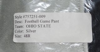 AUTHENTIC OSU Ohio State Buckeyes Game Day Football Pants - NIKE LICENSED APPAREL 4