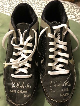2011 Oakland A’s Liam Hendricks Game Nike Cleats Anderson’ Authentics