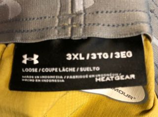 Notre Dame Football Team Issued Under Armour Shorts 3xl 3
