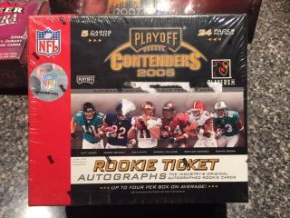 2005 Playoff Contenders Football Hobby Box (aaron Rodgers Rookie Auto Possible)