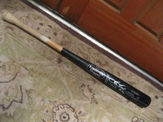 Tom Tresh Game Autographed Baseball Bat Louisville Slugger Model 113