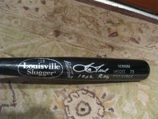 Tom Tresh Game Autographed Baseball Bat Louisville Slugger Model 113 2