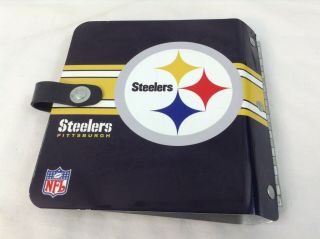 Cd Case 10 Sleeve / 20 Cd - Dvd Case Pittsburgh Steelers Nfl
