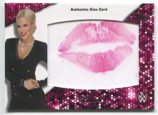 Lana 2016 Topps Wwe Then Now Forever Diva Kiss Card Nno 59/99 Rare Wrestling