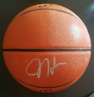 James Harden Houston Rockets Autographed Nba Game Basketball - Beckett