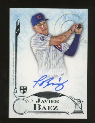 2015 Topps Five Star Javier Baez Chicago Cubs Rc Rookie Auto