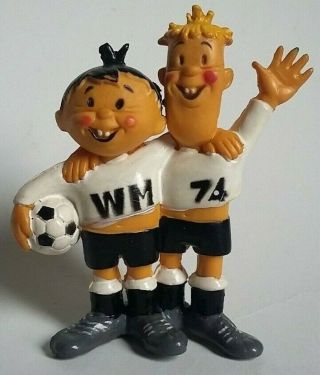 Rare Fifa World Cup 1974 Germany - Mascot Tip & Tap 8,  5 Cm