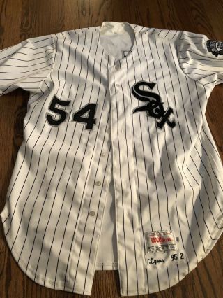 1995 Chicago White Sox Barry Lyons Game Worn Jersey