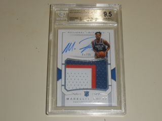 2017 - 18 National Treasures Rookie Rpa Patch Auto Markelle Fultz /99 Bgs 9.  5 10