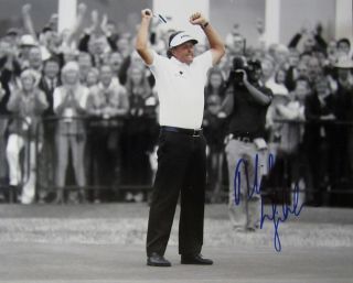 PHIL MICKELSON AUTOGRAPHED HAND SIGNED 11x14 PHOTO w/COA 2013 BRITISH OPEN 3