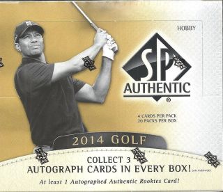 2014 Sp Authentic Factory Golf Hobby Box Rory Mcilroy Auto Rc ???