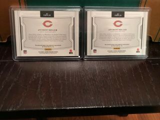 (2) 2018 National Treasures Anthony Miller Relics 2