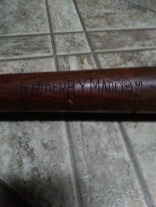 Vintage 36 " Wooden Derby Made Style 250.  Baseball Bat