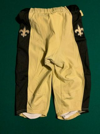Orleans Saints Size 32 Game Worn / Issued Football Pants W/ Belt