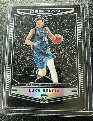 2018 - 19 Panini Chronicles Luka Doncic Rc Obsidian Refractor 571
