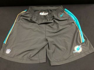 52 Miami Dolphins Game Grey Nike Practice Shorts Size - 3xl W/pockets