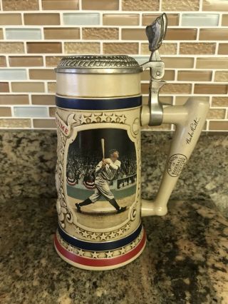Babe Ruth York Yankees “the Called Shot” Bradford Museum Beer Stein Mug