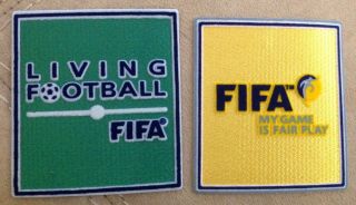 Set Of Velet Fifa World Cup Russia 2018 Soccer Badge For Jersey Shirt Patch