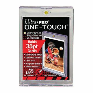 (100) Ultra Pro Magnetic One Touch 35pt Card Holders Uv