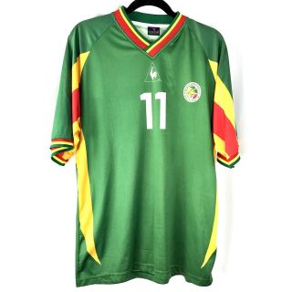 El Haji Diouf 11 Vintage World Cup Soccer Football Jersey 2002