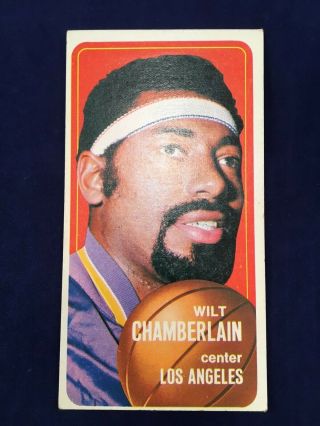 Wilt Chamberlain 1970 - 71 Topps Basketball Card 50 - Lakers