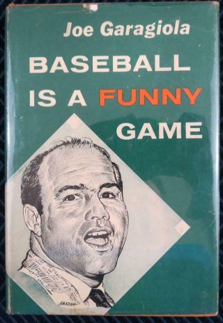 Joe Garagiola Signed Baseball Is A Funny Game Hardcover Book
