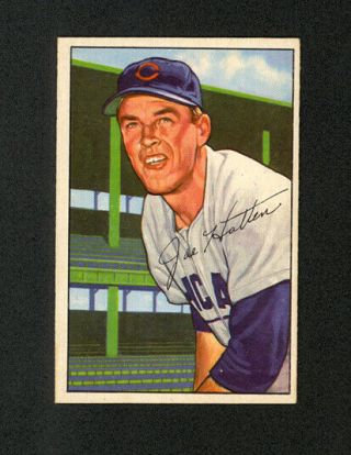 1952 Bowman Joe Hatten 144 - Chicago Cubs - Ex - Mt