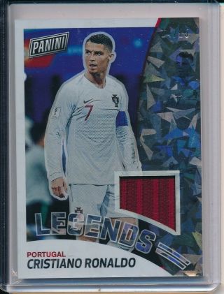 2019 Panini The National Cristiano Ronaldo Cracked Ice Rc 2 Color Patch D 14/25