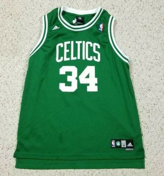 Paul Pierce 34 Boston Celtics Nba Adidas Swingman Sewn Jersey Youth Xl 18 - 20