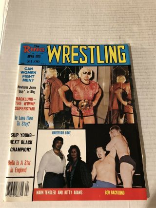 1978 The Ring Wrestling Hartford Love Bob Backlund Mr Fuji Mark Tendler Kitty