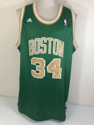 ADIDAS PAUL PIERCE Boston Celtics St.  Patricks Day Swingman Jersey Green 2XL XXL 2