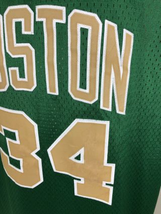ADIDAS PAUL PIERCE Boston Celtics St.  Patricks Day Swingman Jersey Green 2XL XXL 3