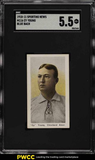 1911 M116 Sporting Life Cy Young Blue Back Sgc 5.  5 Ex,  (pwcc)