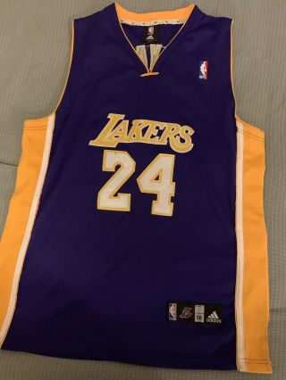 Adidas Nba Jersey Los Angeles Lakers Kobe Bryant Purple Sz 3x