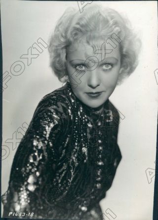 1936 Publicity Photograph Of Actress Ida Lupino Press Photo