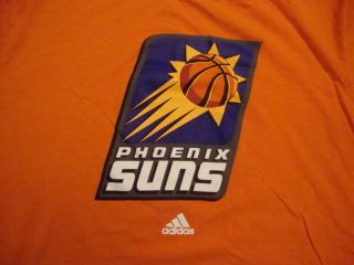 Nba Phoenix Suns Adidas Orange T Shirt Men 