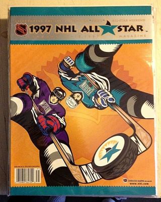 1997 Nhl All - Star Game In San Jose Sharks Eastern Conf.  Vs.  Western Conf.