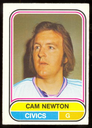 1975 76 Opc O Pee Chee Wha 119 Cam Newton Ex Ottawa Civics Denver Spurs Card