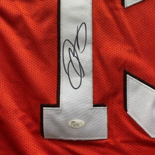 Odell Beckham Jr.  autographed signed jersey NFL Cleveland Browns JSA Giants LSU 3