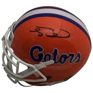 Tim Tebow Autographed Florida Gators Signed Football Mini Helmet Jsa 1