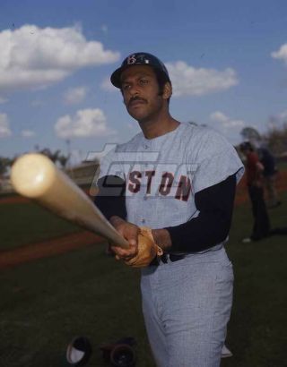 1973 Topps Baseball Color Negative.  Orlando Cepeda Red Sox
