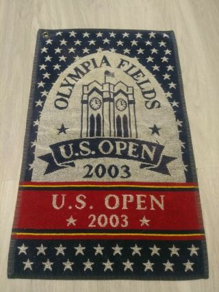 Olympia Fields Golf Towel Us Open 2003 Sir Christopher Hatton Vintage