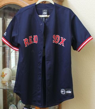 Majestic Nomar Garciaparra No 5 Boston Red Sox Baseball Jersey - Size Large