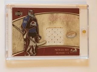 2005 - 06 Ud Ice Patrick Roy Game Jersey 077/100